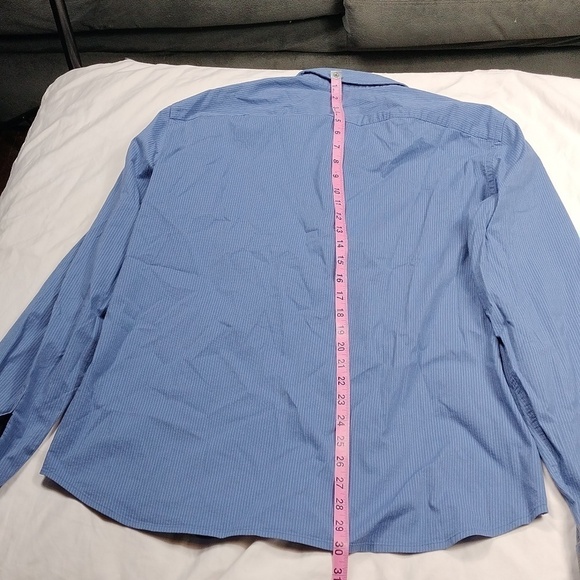 Armani Exchange men's large sized long sleeved snapped shirt - Picture 9 of 14